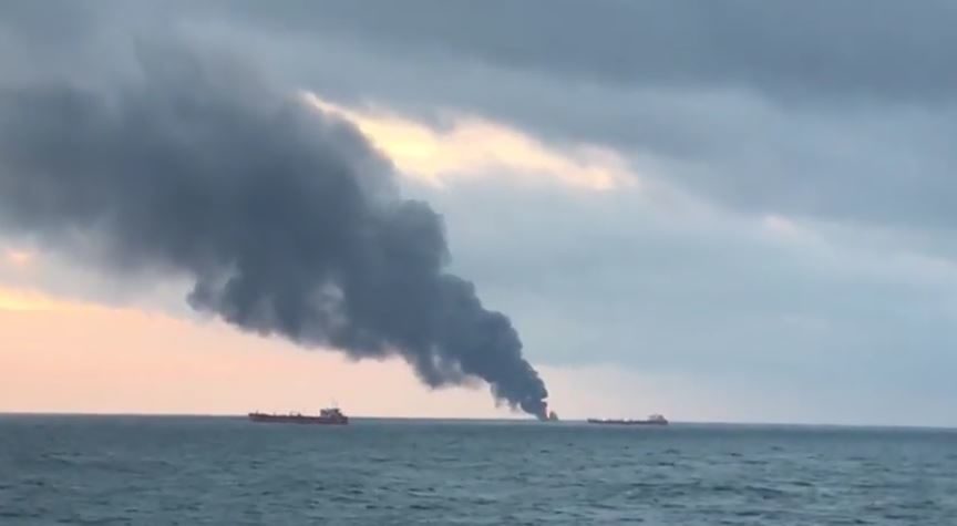 Kerch Strait ship fire