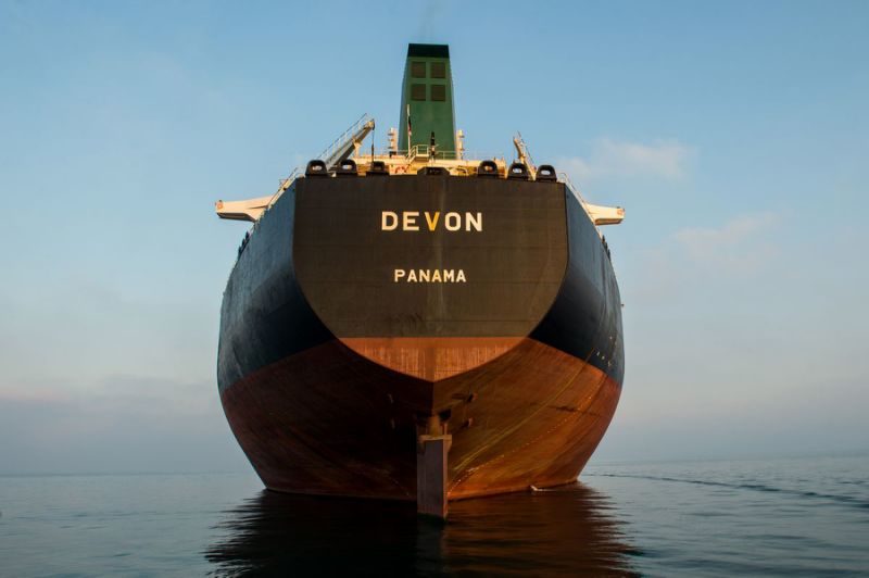 Click to enlarge oil tanker devon iran