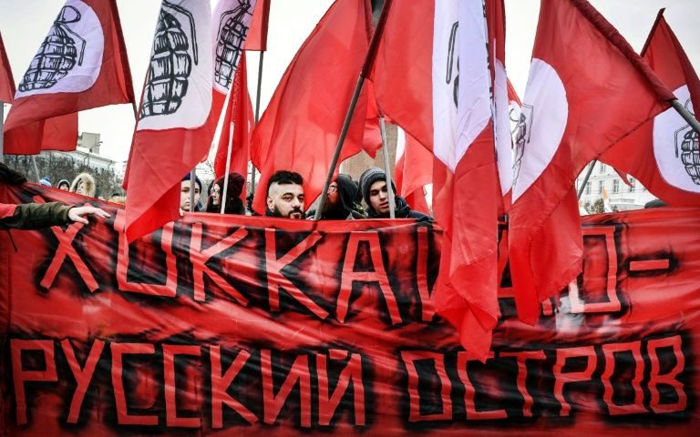 Click to enlarge Russian Protestors