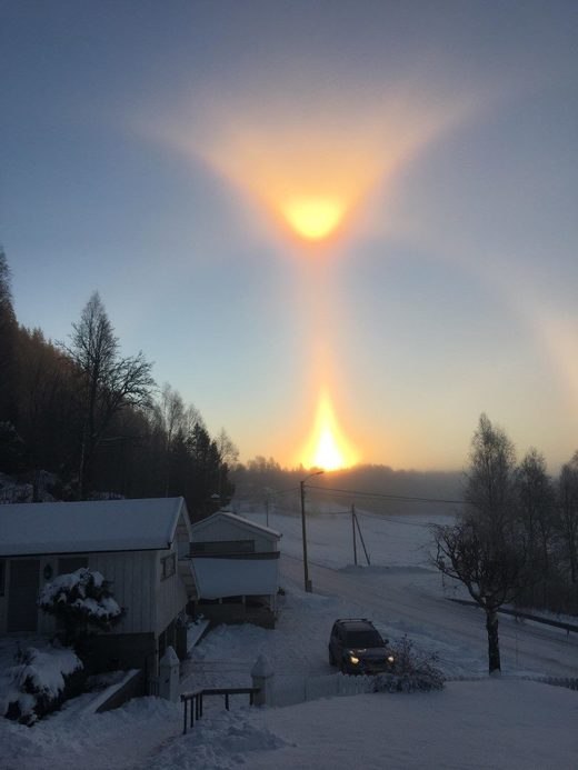 Click to enlarge Shortly before sunrise in Norway