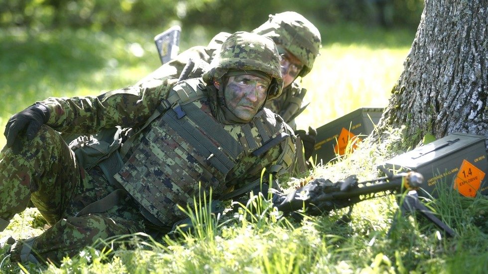 Estonian troops