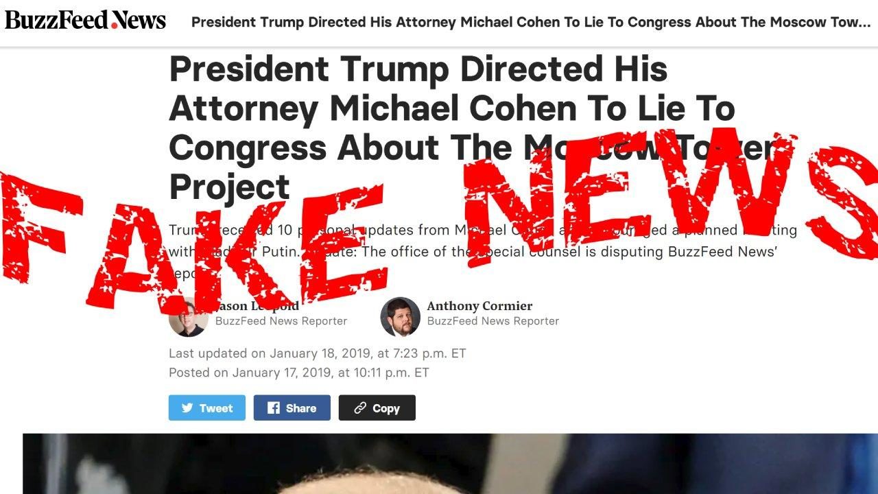 buzzfeed fake news cohen