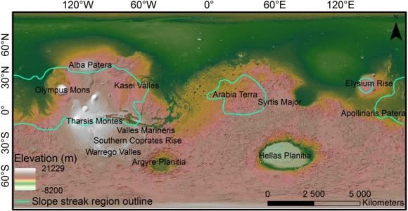 Click to enlarge mars map