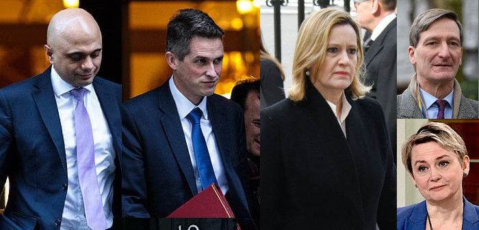 Click to enlarge Javid, Williamson, Rudd, Grieve, Cooper