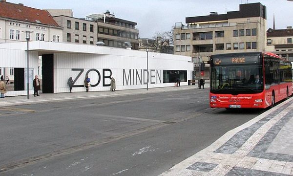 Click to enlarge Bus in Minden, Germany