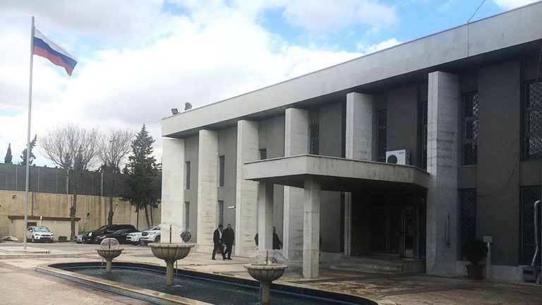 Click to enlarge Russian Embassy in Damascus, Syria