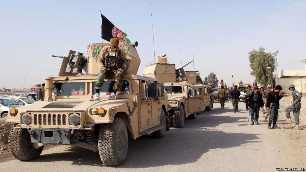 Afghan security officials