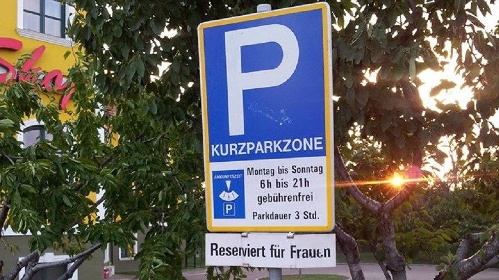 Parking sign