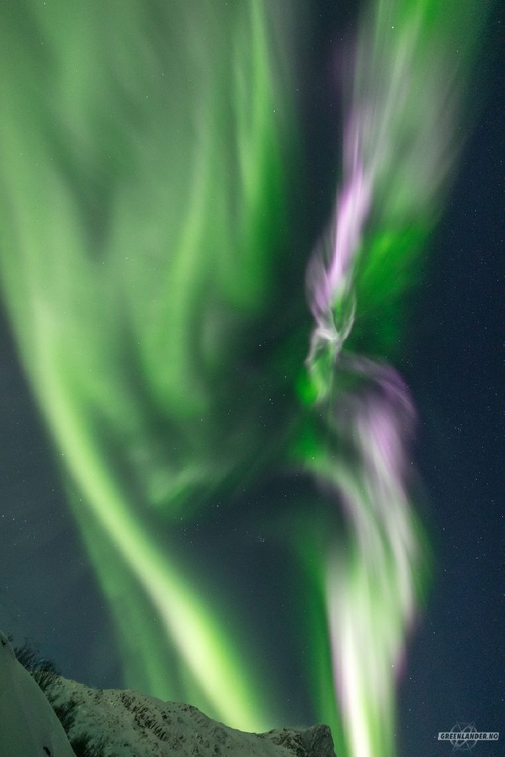 Auroras over Norway
