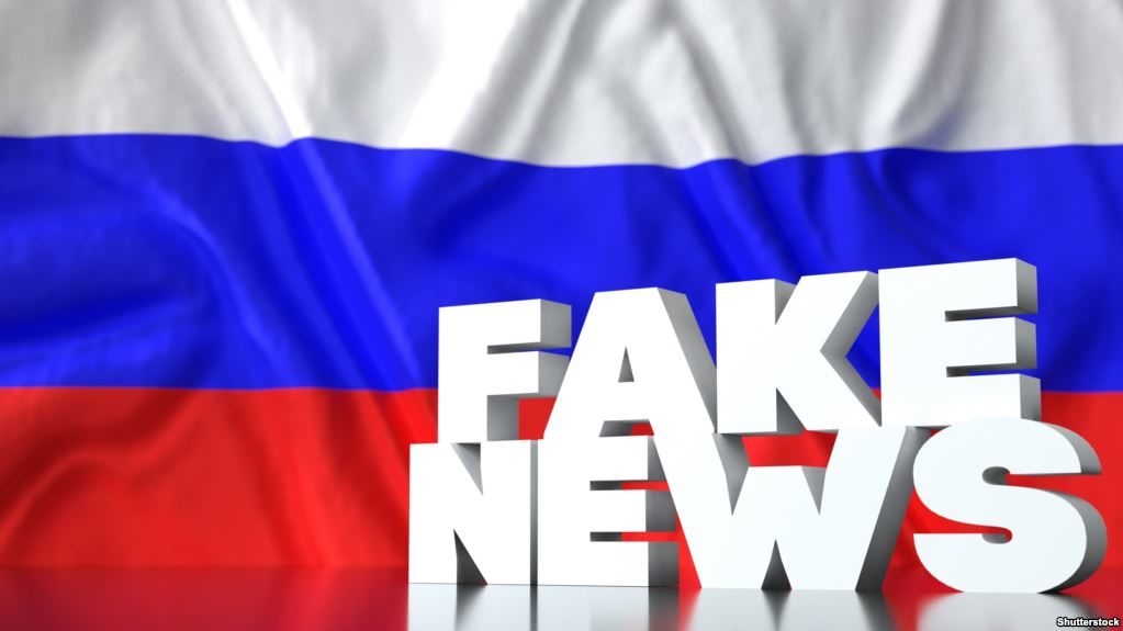 Fake News Russian flag