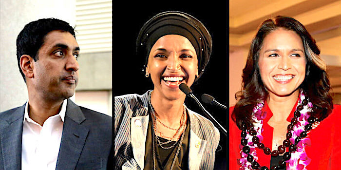 Ilian Omar, Ro Khanna, Tulsi Gabbard