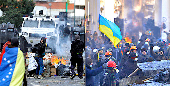 Venezuela • Ukraine uprisings