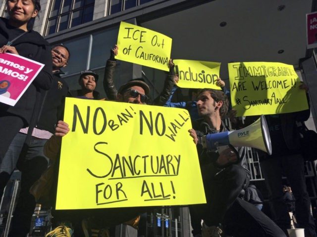 sanctuary city protest