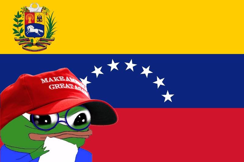 Click to enlarge venezuela flag pepe frog maga hat