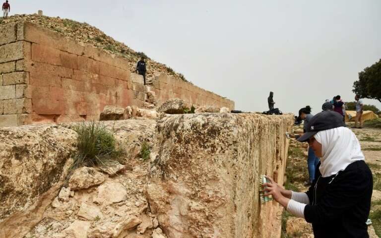 Click to enlarge Algerian pyramids