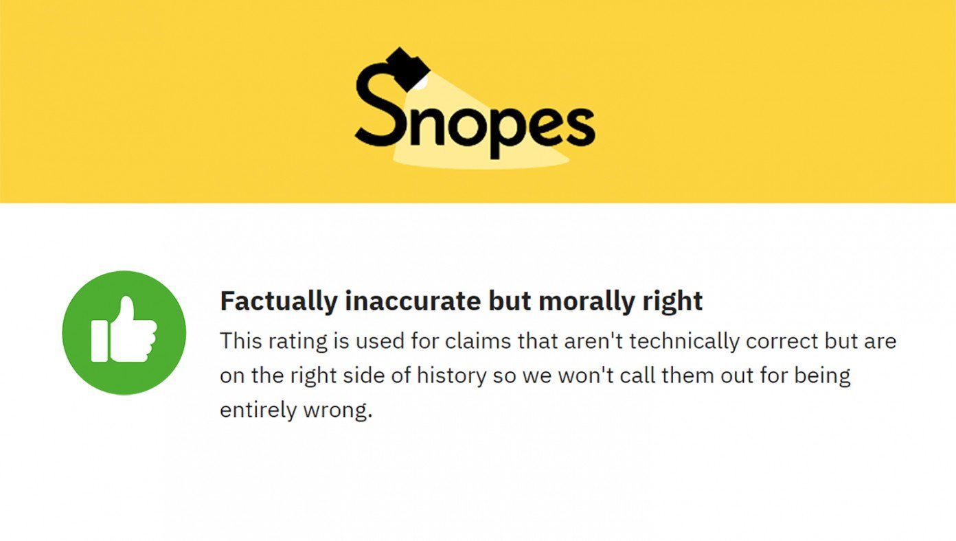 Click to enlarge Snopes