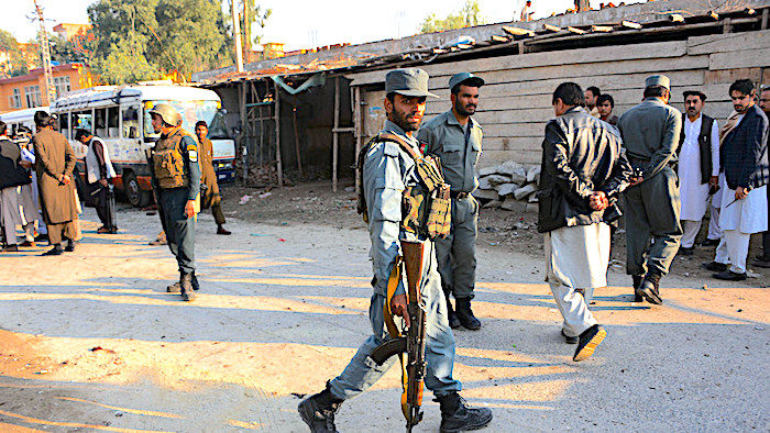 Click to enlarge Afghan security forces