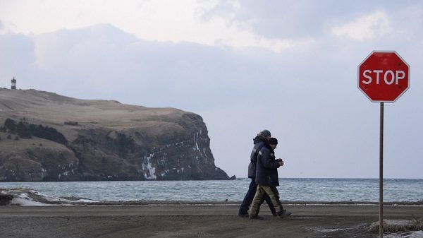 Malokurilskoye settlement on Shikotan Island