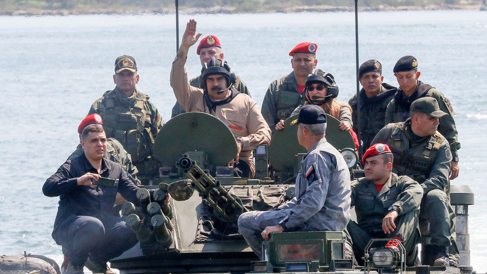 maduro troops drill venezuela