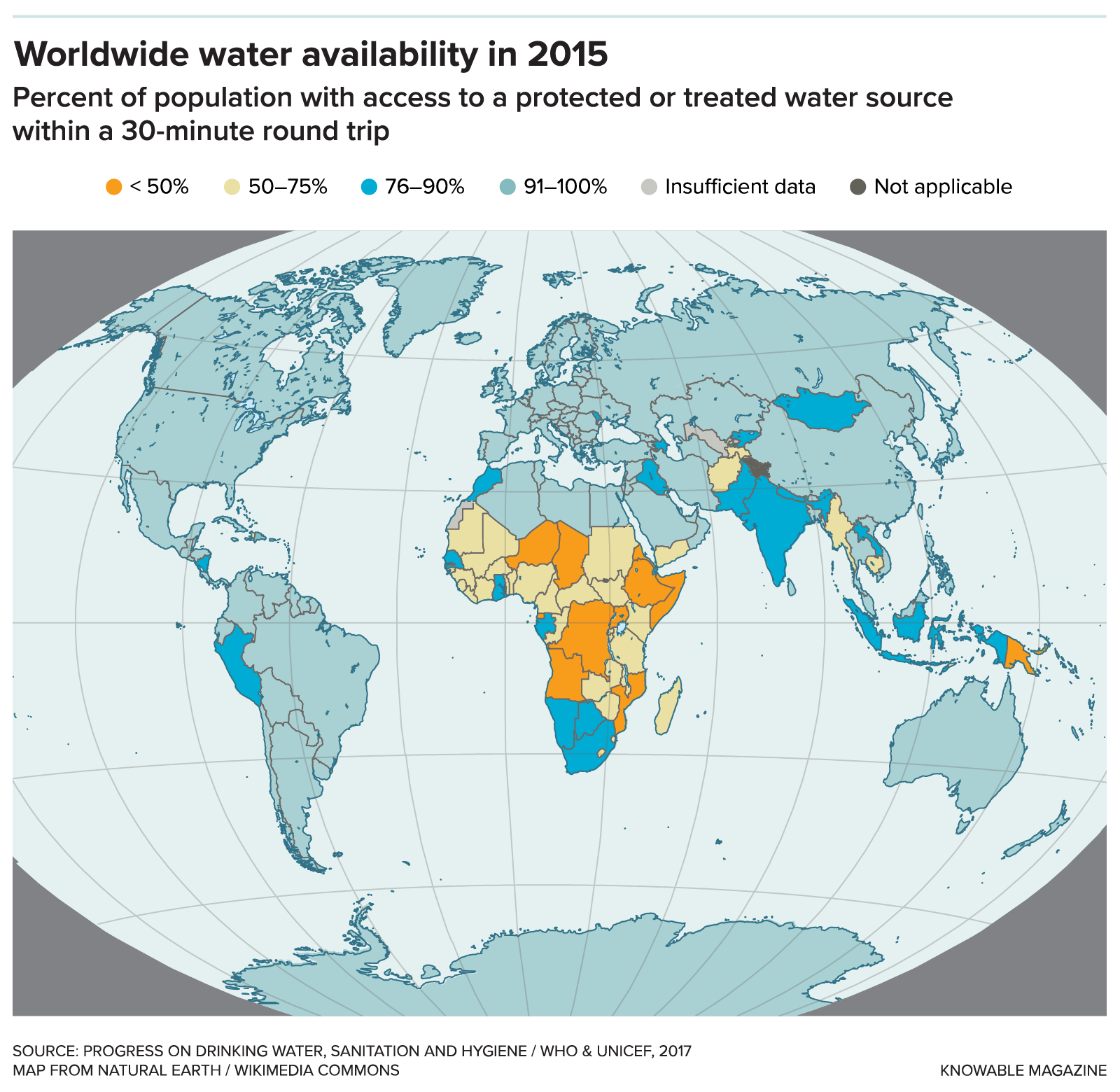 worldwide water availability map