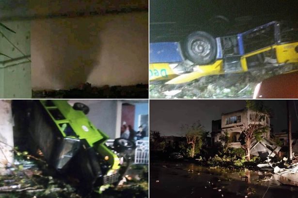 Click to enlarge Cuba tornado: Three dead and 172 injured as Havana struck by devastating storm