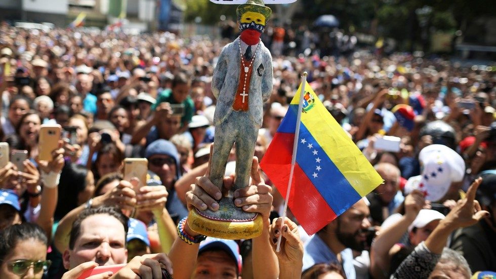 rally protest support guaido venezuela