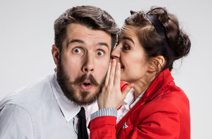Study shows people are strongly influenced by gossip even when it is Study shows people are strongly influenced by gossip even when it is