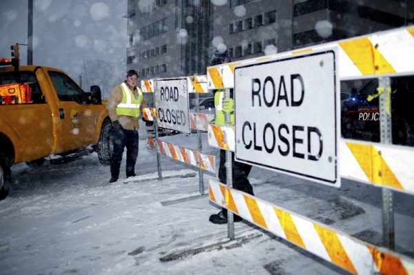 Road closed