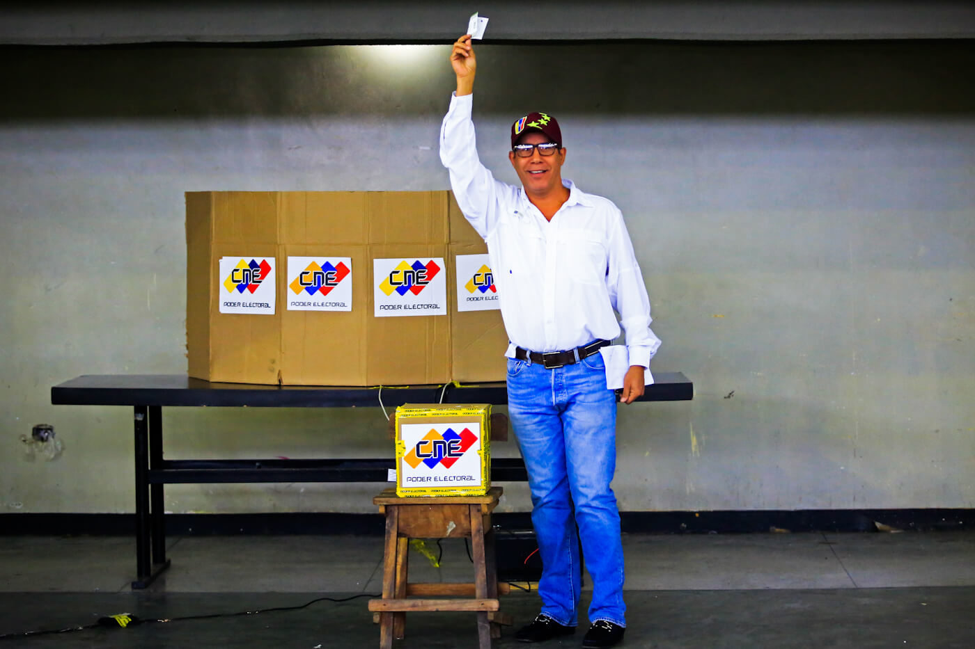 Opposition presidential candidate Henri Falcon