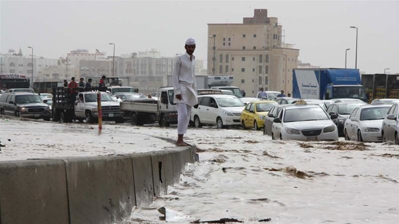 Saudi Arabia's civil defence authority said a total