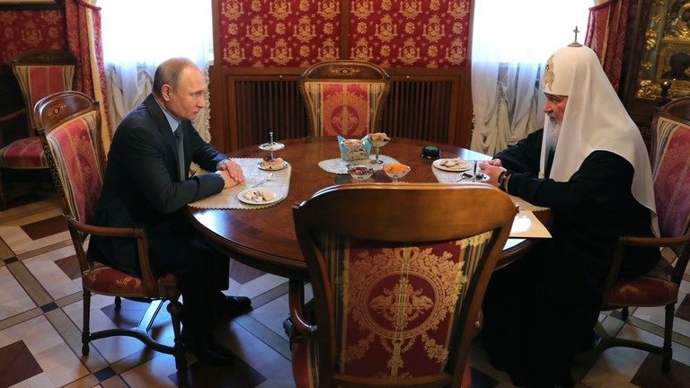 Click to enlarge Vladimir Putin and Patriarch Kirill