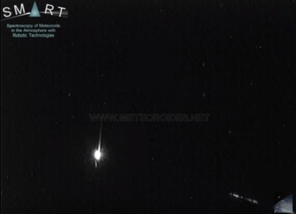 Click to enlarge Fireball over province of Albacete, Spain