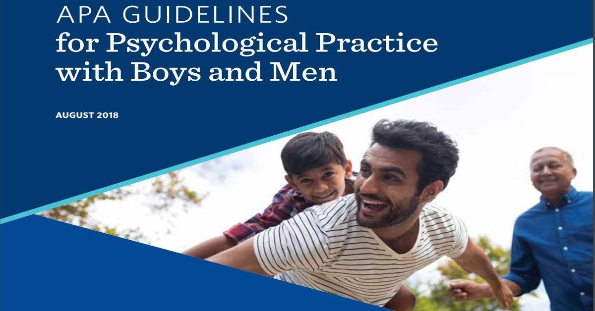 APA guidelines men boys