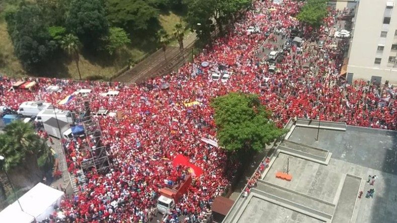 pro maduro march rally protest