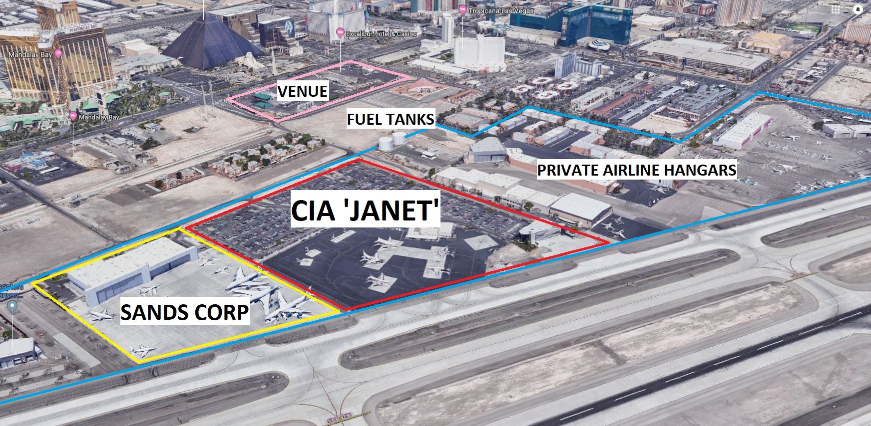 Click to enlarge CIA JANET Vegas airport shooting
