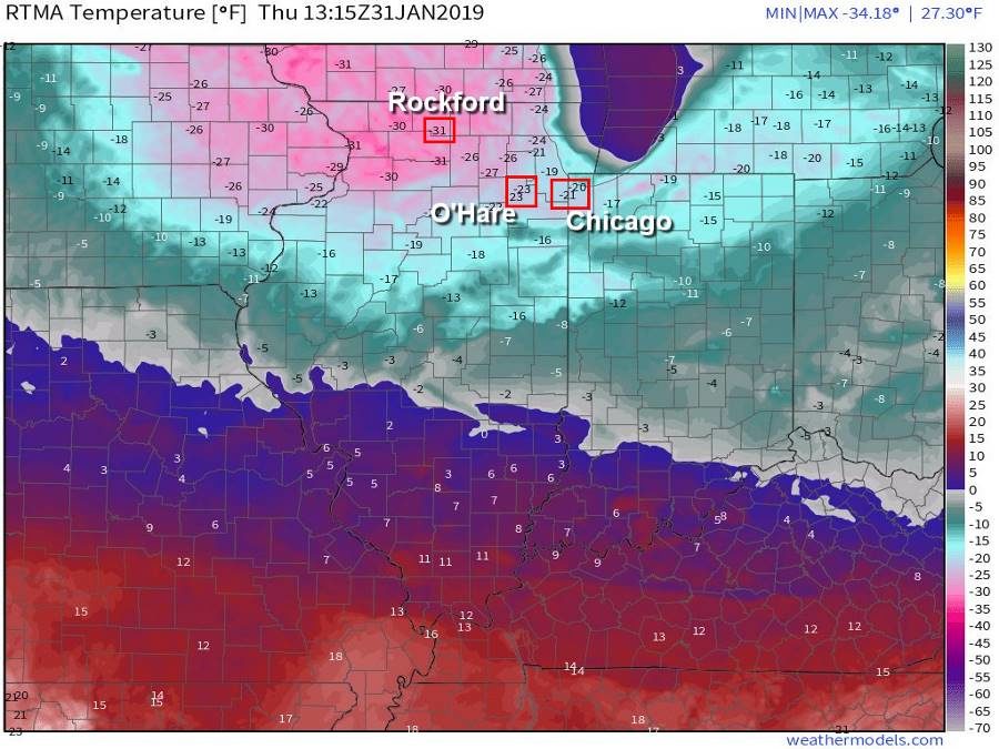 polar vortex 2019
