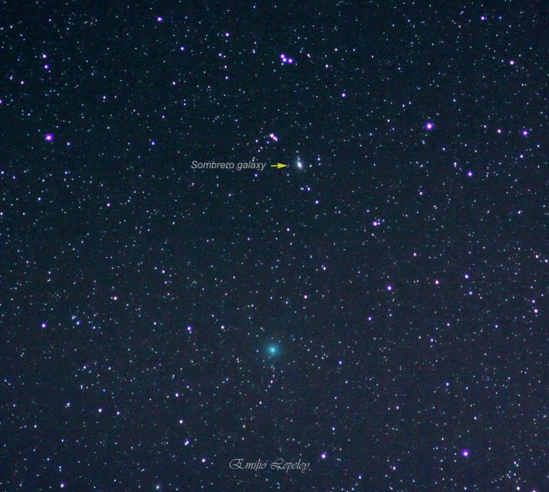 Click to enlarge Comet C/2018 Y1 (Iwamoto)