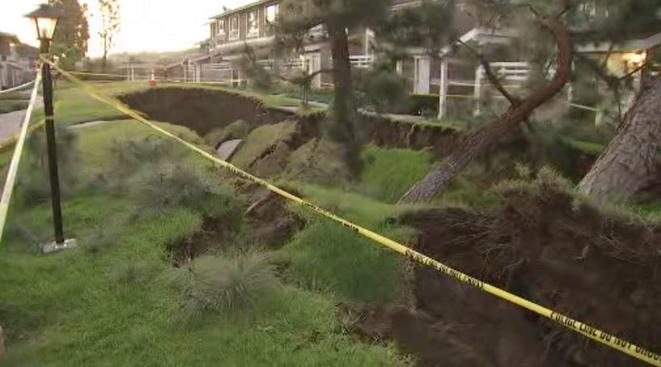 Click to enlarge sinkhole la habra california january 2019