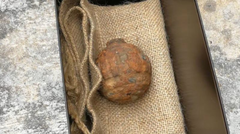 WW1 grenade found