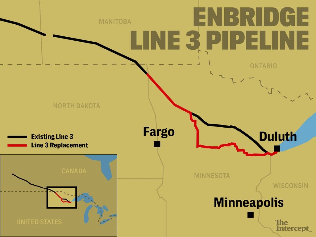 Click to enlarge line 3 pipeline