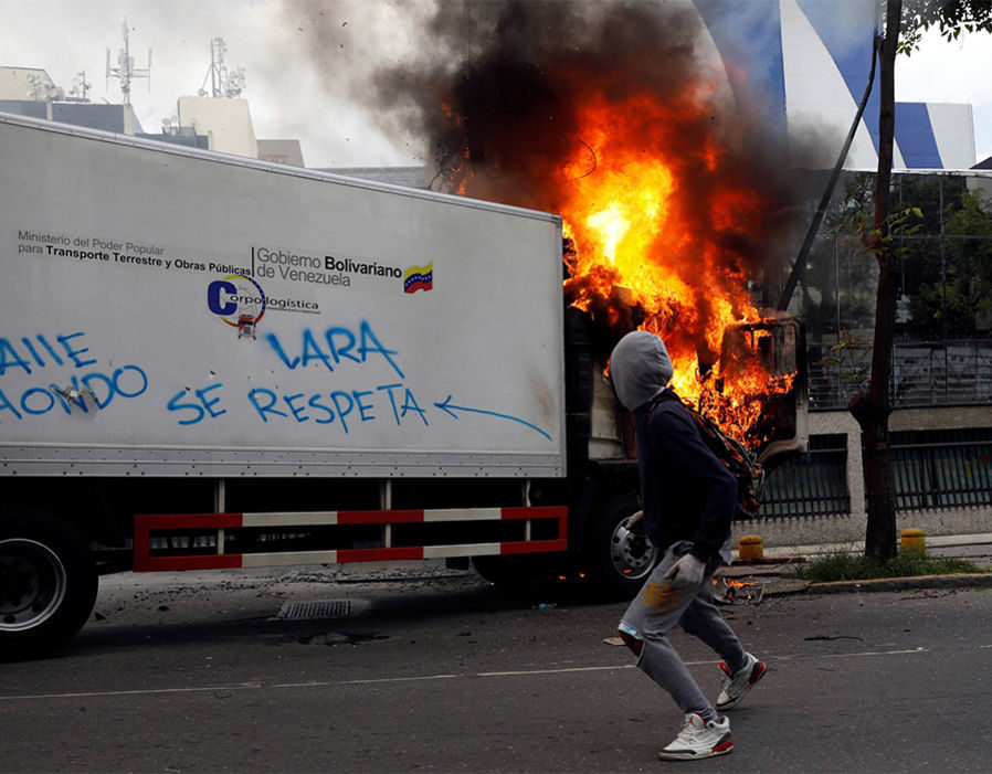 Click to enlarge violence opposition venezuela