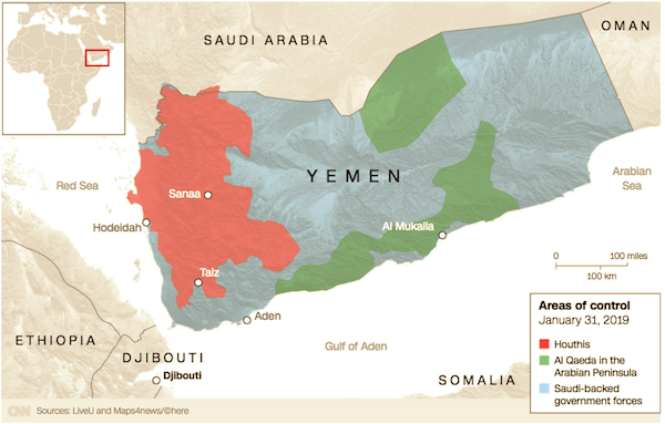 yemen map