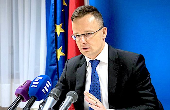 Hungarian FM Péter Szijjártó