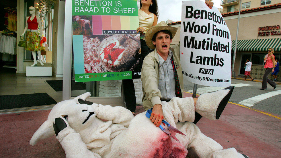 PETA demonstration