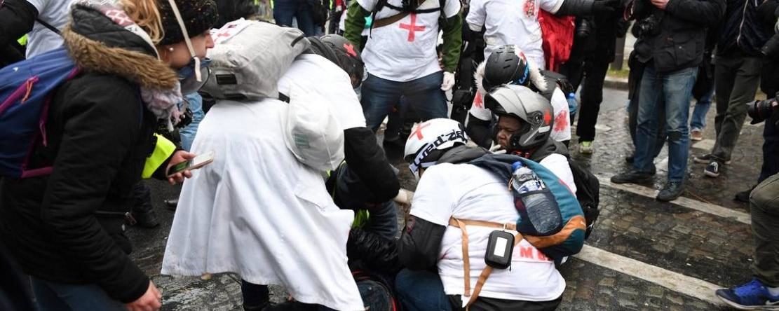 Click to enlarge ultra right attacks yellow vests