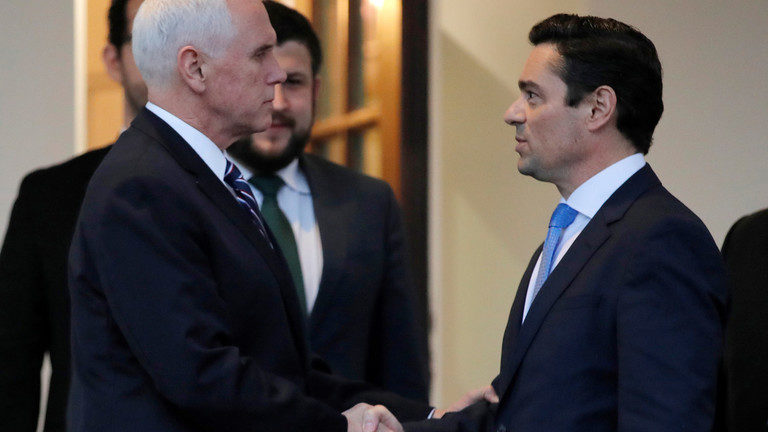 Click to enlarge Carlos Vecchio Mike Pence