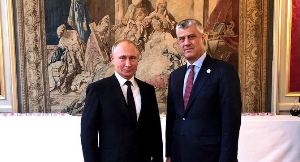 Kosovo Hashim Thaçi Putin