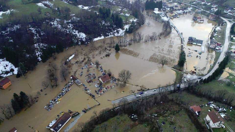 Big floods in Busovača, Bosnia and Herzegovina