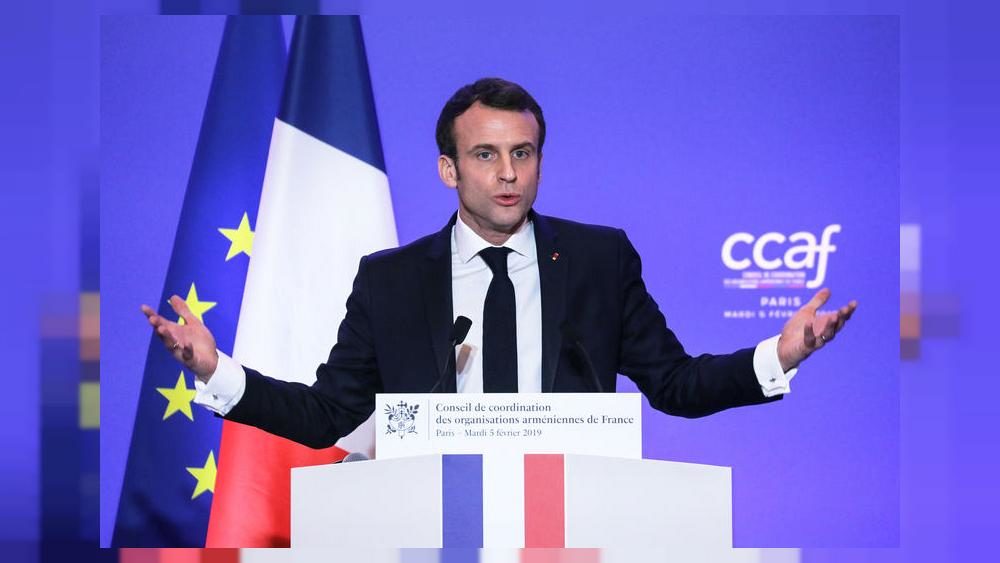 Click to enlarge Emmanuel Macron