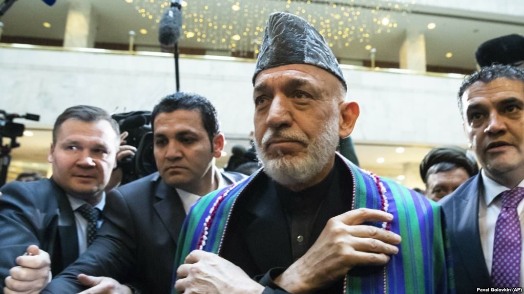 Click to enlarge Former Afghan President Hamid Karzai